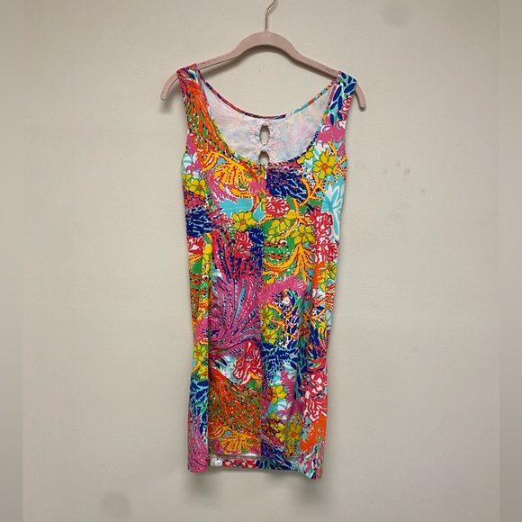 Lilly Pulitzer Ember Shift Skeeveless Multicolor Sheath Lace Dress size 4 - Picture 6 of 8